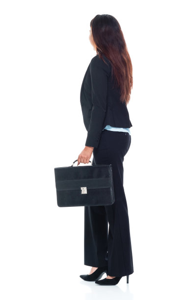 拿着公文包的职业女商人图片下载