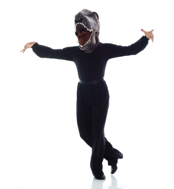 雄性恐龙交际舞图片下载