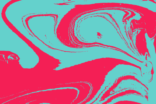 Ebru是一种古老的东方绘画技法。结合大理石的漩涡或涟漪和随机波的效果。传统的奥斯曼土耳其大理石雕刻艺术。向量。图片下载