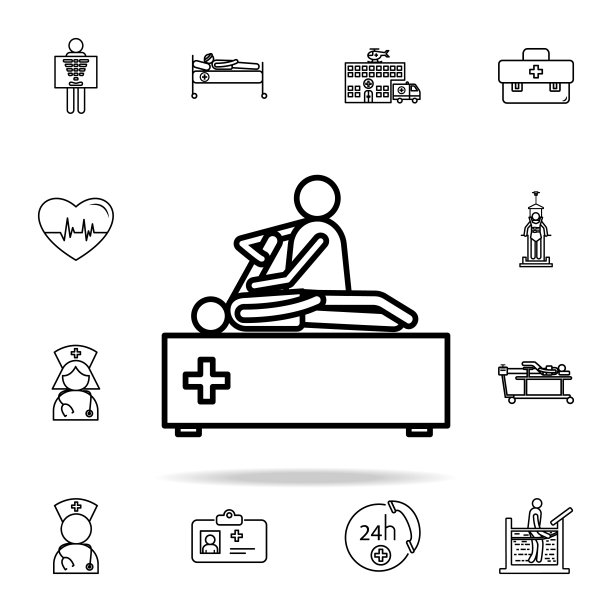 接骨师图标。医院图标通用设置为网络和移动图片下载