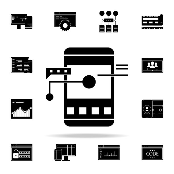 移动应用开发图标Web通用图标集图片下载