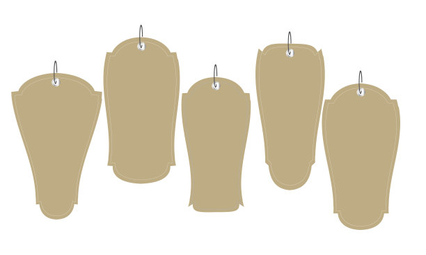 收集价格标签，标签销售旗帜，网页徽章，邮票图标向量图片下载