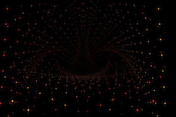 抽象的暗闪光粒子背景隧道形式图片下载