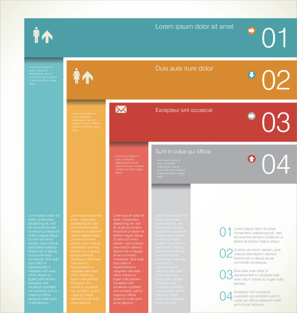 现代信息图形设计布局图片下载