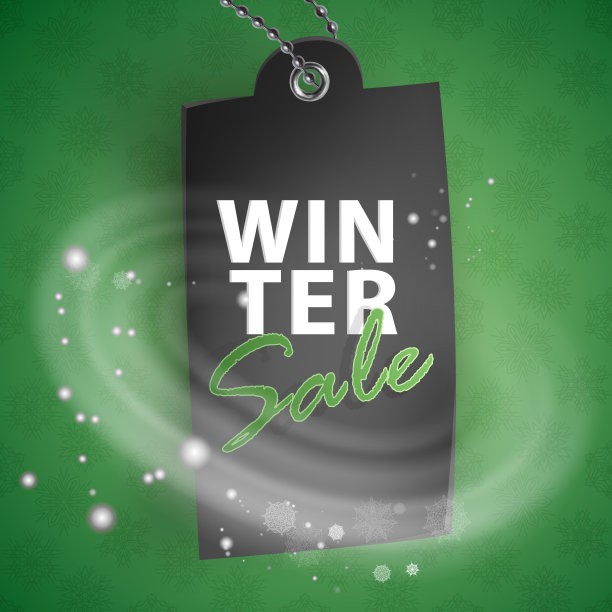 黑色圣诞特卖标签，图片下载