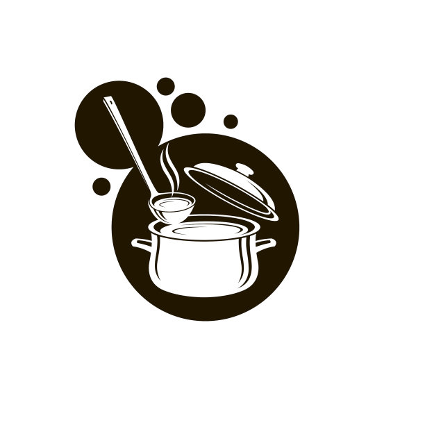 一套平底锅，汤和长柄勺图片下载