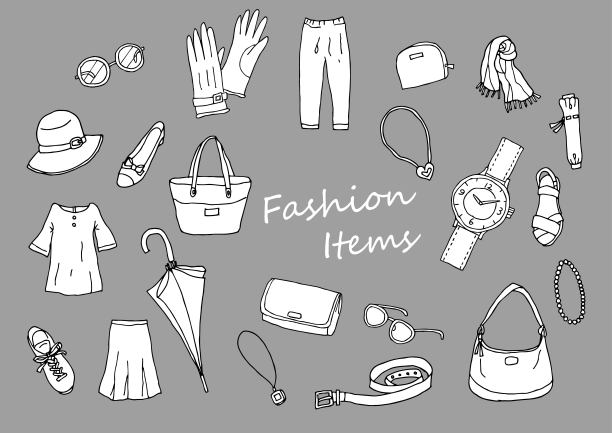 时尚配件套装图片下载