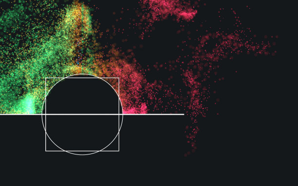 多颜色的粒子图片下载