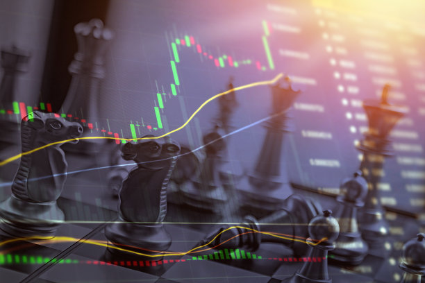 在股票、收益和资本投资上的商业斗争。图片下载