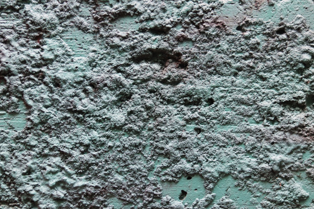 混凝土块背景抽象彩画(蓝、绿、黄)图片下载