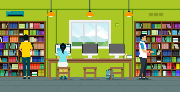 图书馆读者图片下载