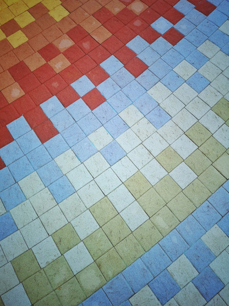 抽象的街区行走垃圾色图片下载