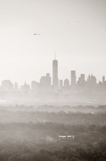 纽约剪影图片下载