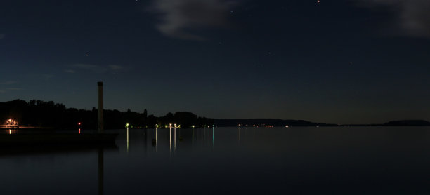 湖在晚上图片下载