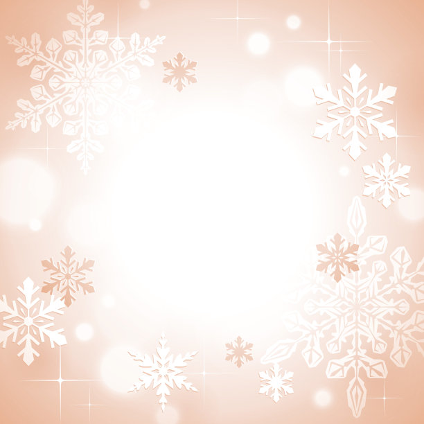 闪闪发光的雪花假日背景图片下载