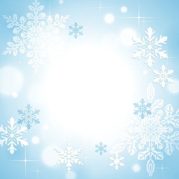 闪闪发光的雪花假日背景图片下载