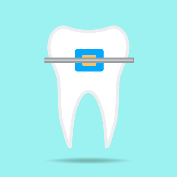 牙齿轮廓图标矢量插图上的白色背景图片下载