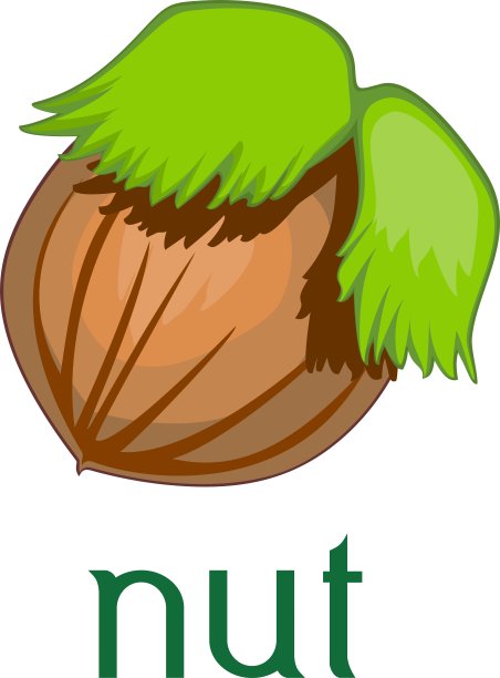 白色背景上带有标题的榛子图片下载