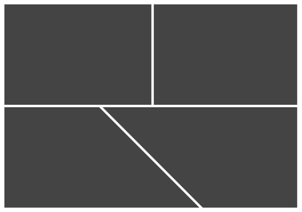 相框用于照片拼贴或图片矢量插图。模板框架的照片。图层分组便于编辑插图。为你的设计。图片下载