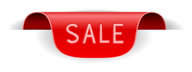 红色不干胶标签图片下载