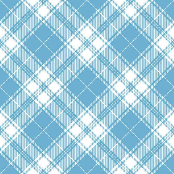 浅蓝色苏格兰格子花格纺织图案图片下载