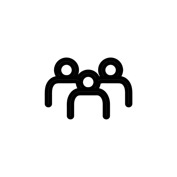 人物图标在流行的平面风格孤立的背景图片下载