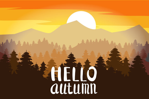 森林矢量图素材ID：323817564