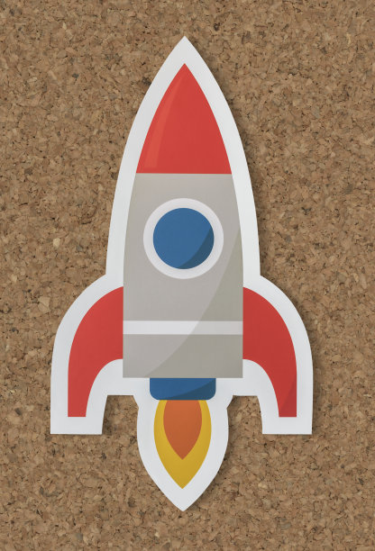 商业发射火箭飞船的标志图片下载