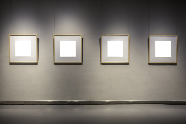 展厅的画框图片下载