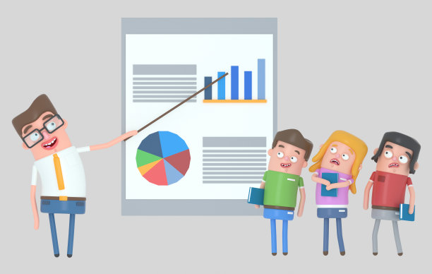 老师正在向学生解释船上的图形图片下载