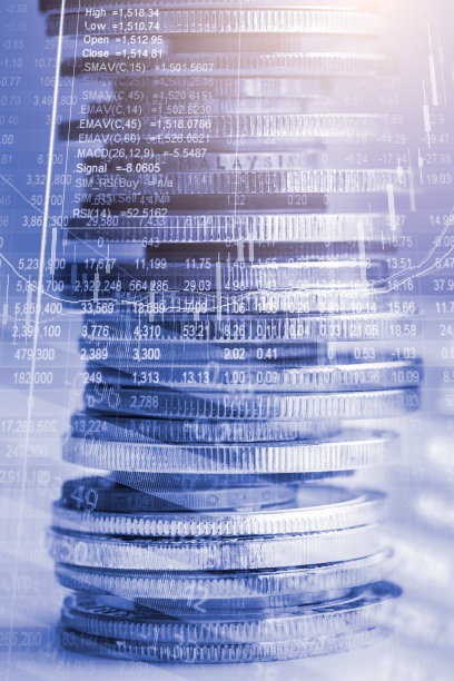 股票市场或外汇交易图形和烛台图表适合金融投资的概念。经济趋势背景的商业理念和所有的艺术作品设计。抽象的金融背景。图片下载