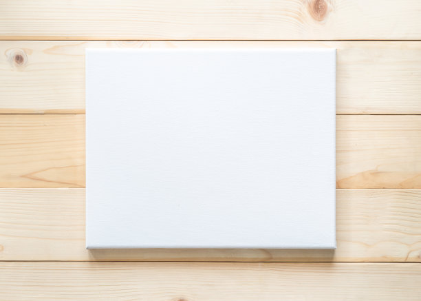 空白帆布框架模型矩形大小的白色木墙艺术绘画和照片挂室内装饰图片下载