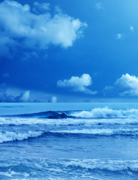 碧波荡漾的海景图片下载