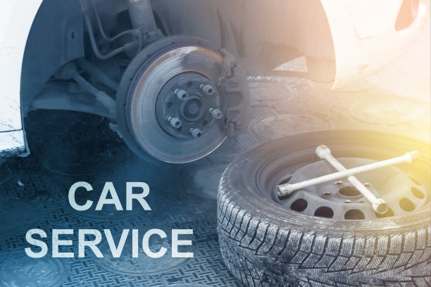 汽车上的千斤顶没有轮子，轮胎上有专门的钥匙，上面刻着“汽车服务”图片下载