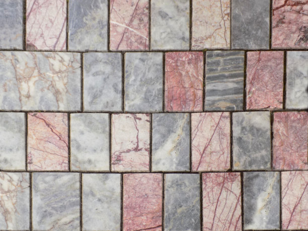 地板上的大理石矩形图案图片下载