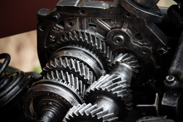 发动机的闭合齿轮图片下载