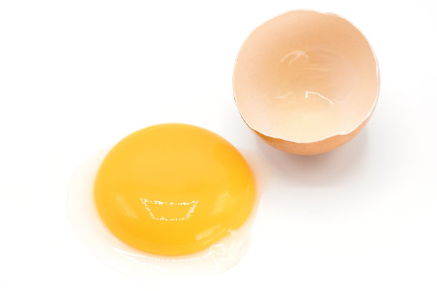 鸡蛋孤立在白色背景图片下载