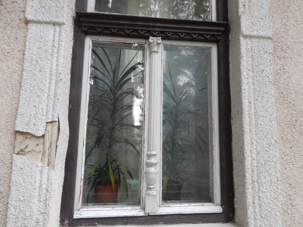 细部的经典建筑门窗图片下载