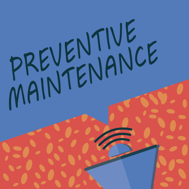 书写说明显示预防性维护。避免故障时，机器仍在工作图片下载