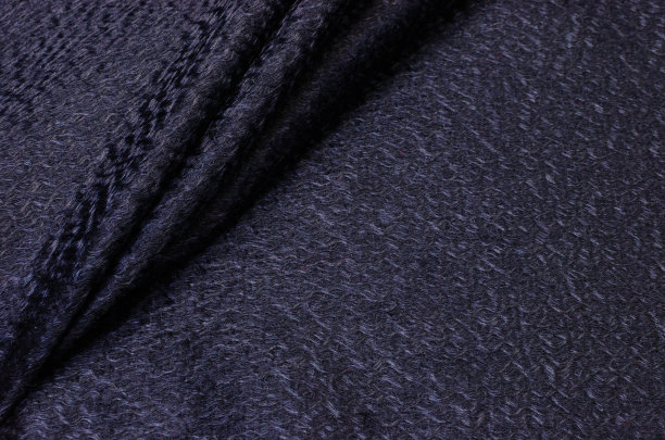 黑色马海毛和羊毛外套图片下载