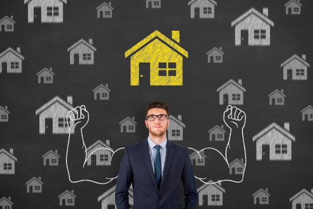 在黑板上画房子图片下载