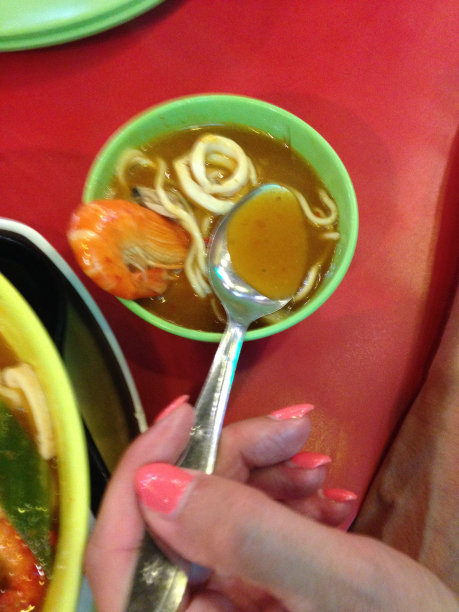 非常辣的泰国冬阴鱼汤图片下载