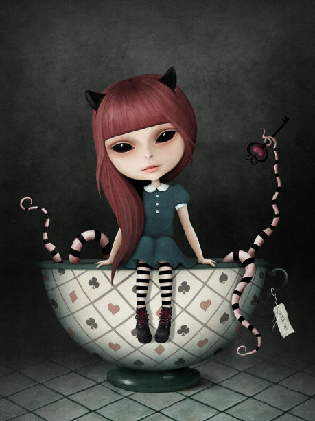 女孩和怪物图片下载