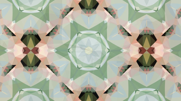 创意曼荼罗万花筒多汁的颜色图片下载