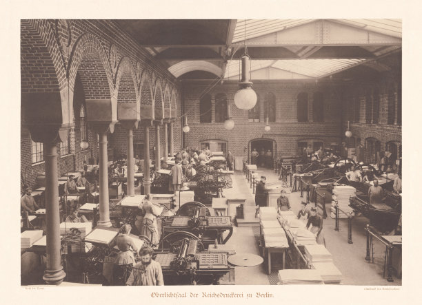 德国柏林帝国印刷所，珂罗版，1885年出版图片下载