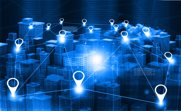 城市地图或城市网络图片下载