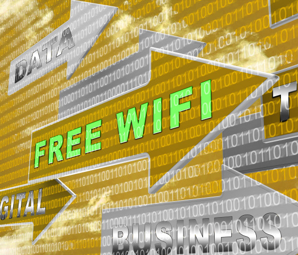 免费Wifi Anywhere无线覆盖3d渲染图片下载