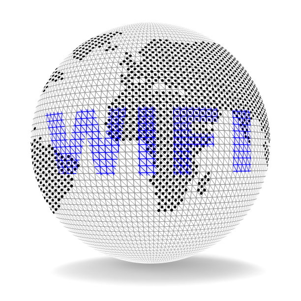 免费Wifi Anywhere无线覆盖3d插图图片下载