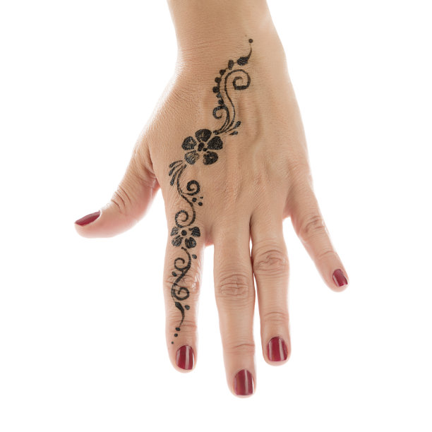 指甲花染料或Mehandi图片下载