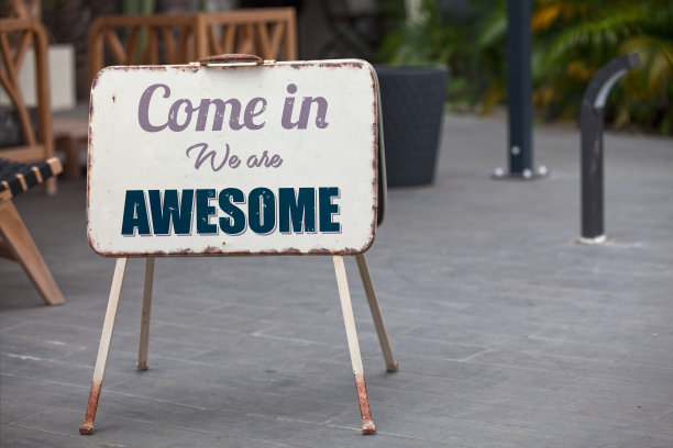 进来吧，我们太棒了-开放标志图片下载